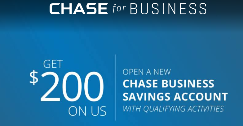 Chase Business Savings $200 Bonus